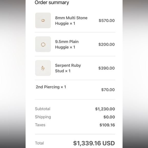 Pamela Love 8 mm Multi Stone Huggie in Diamond, Opal, and Pearl - Picture 7 of 10